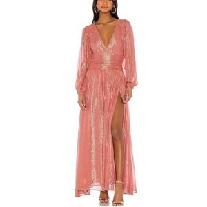 Jen's Pirate Booty Pink Metallic Dress